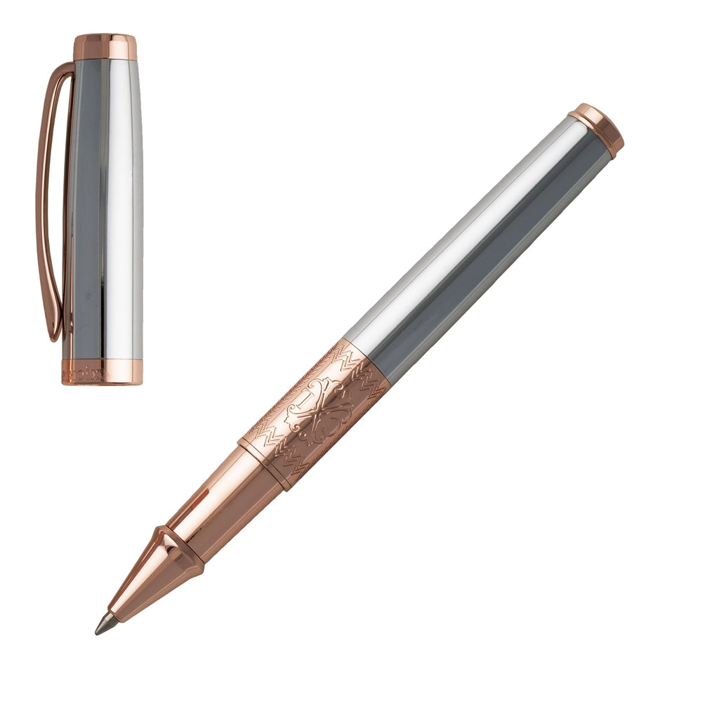  Mens' designer pens Christian Lacroix chrome rollerball pen MORE 