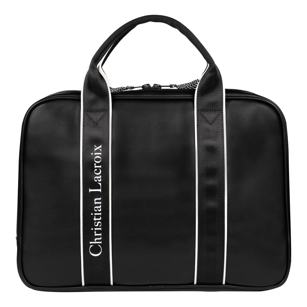  Gift for him Christian Lacroix Bag Black Laptop bag Altius 