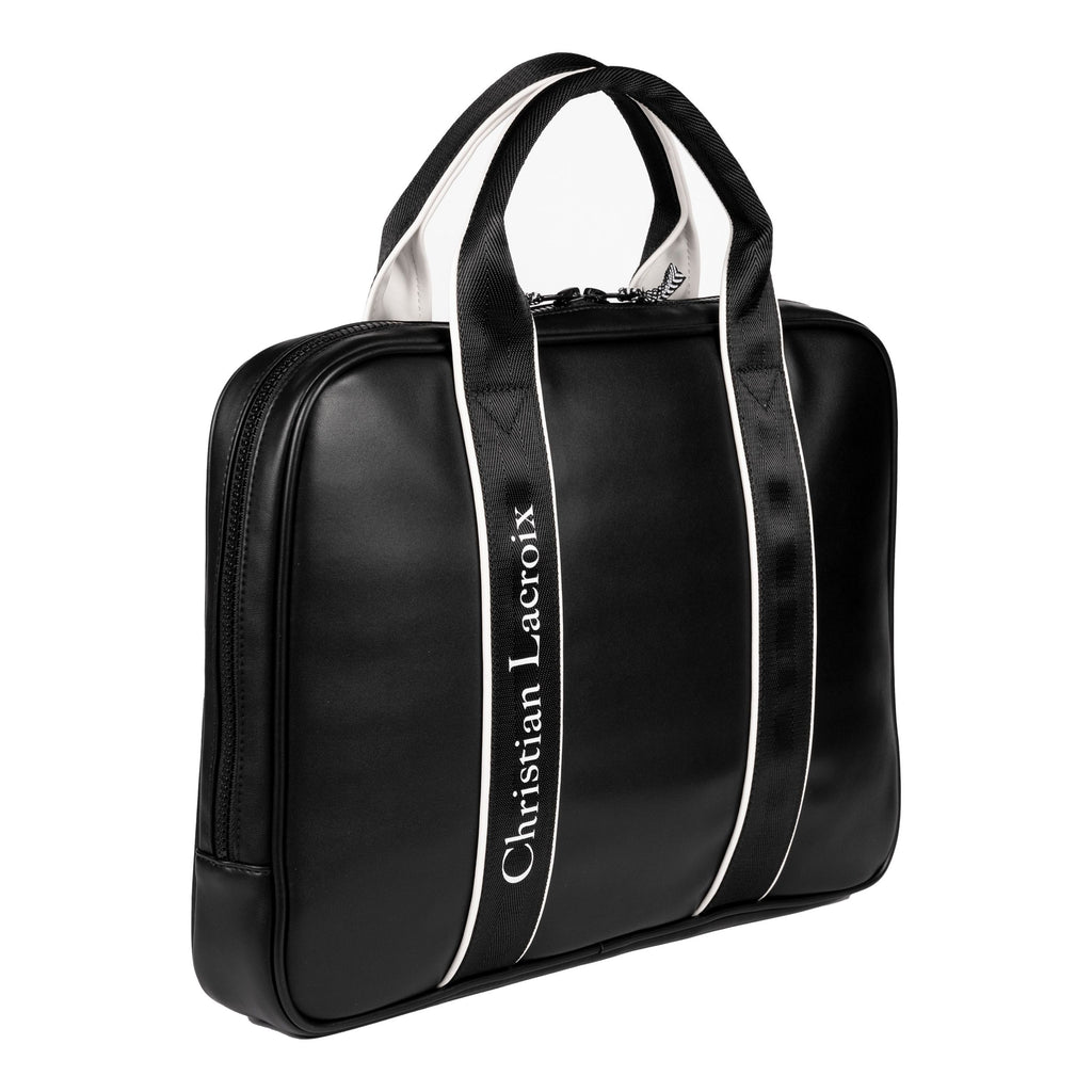  Gift for him Christian Lacroix Bag Black Laptop bag Altius 