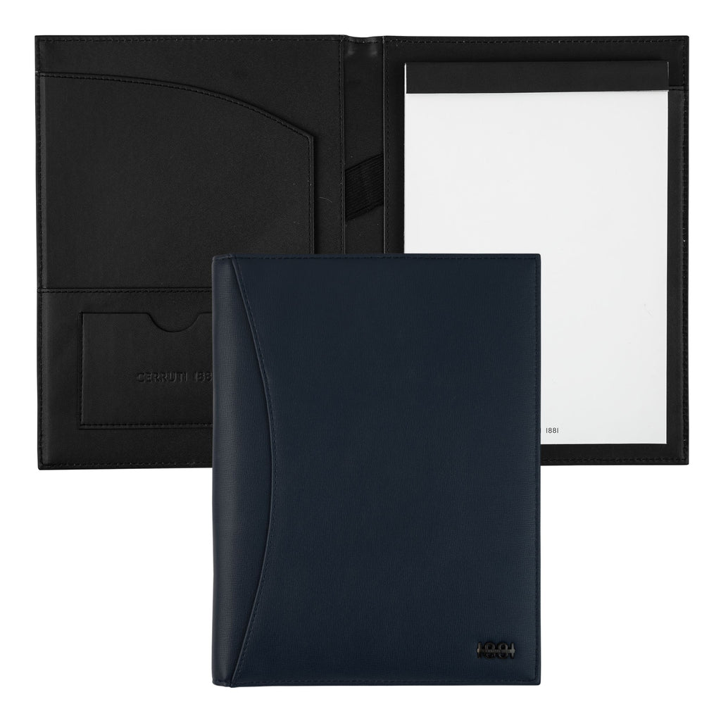  Luxury folder for men Cerruti 1881 fashion blue A5 folder Irving 