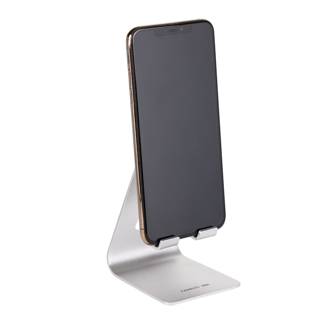  Buy Cerruti 1881 Phone stand Block in Brushed Silver Aluminum in HK