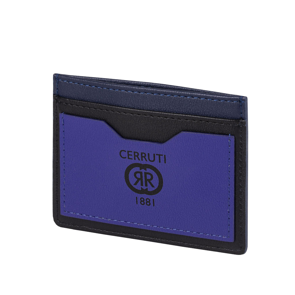  Navy bright Blue Card holder Brick from CERRUTI 1881 wallet