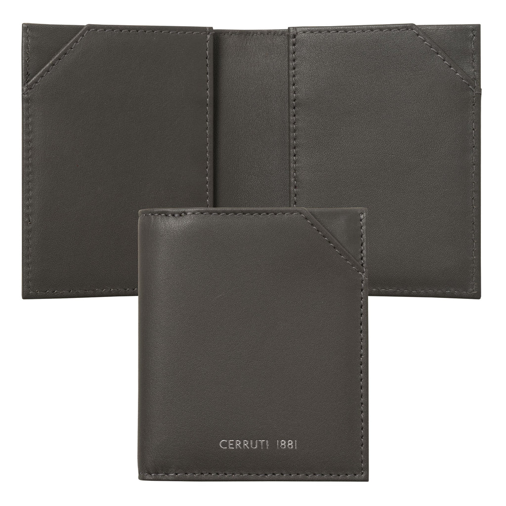  CERRUTI 1881 card holder ZOOM in Taupe color - HK Corporate gifts 