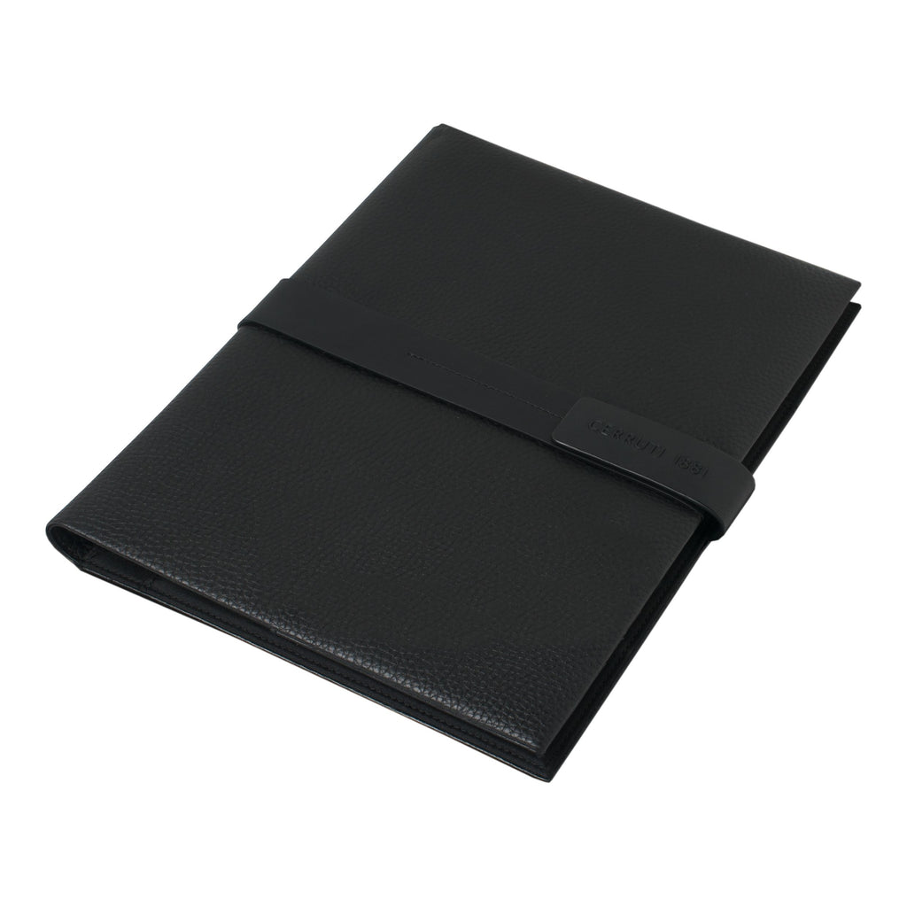  Business gift ideas CERRUTI 1881 Black A4 Folder Escape with gift box