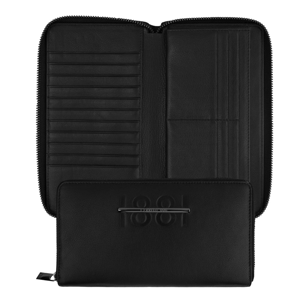  Black Travel wallet Horton from Cerruti 1881 leather accessories