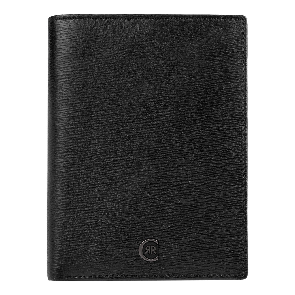  Men's designer wallets Cerruti 1881 Black Leather Travel wallet Bond 