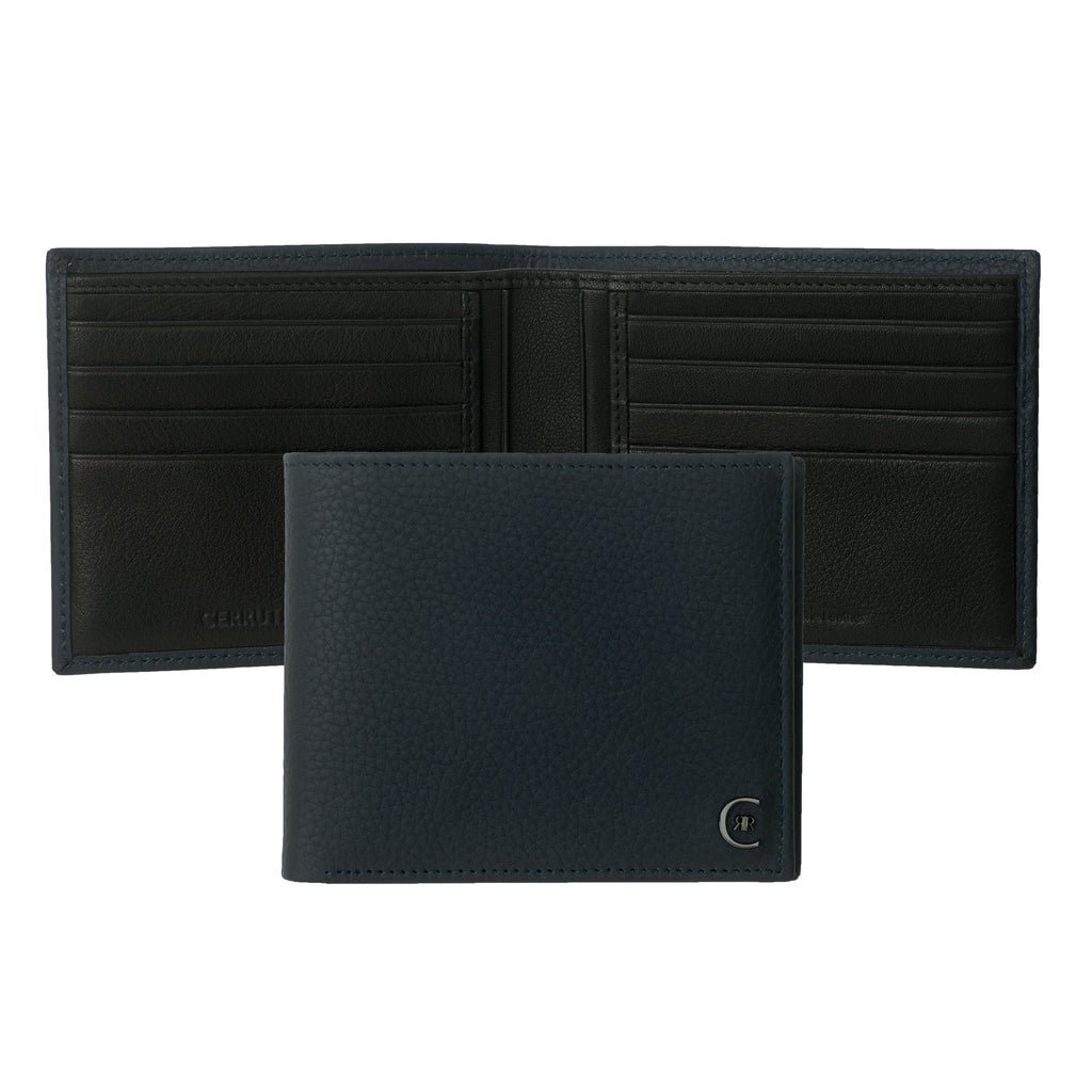  HK branded gifts for  Cerruti 1881 Blue leather card wallet Hamilton 
