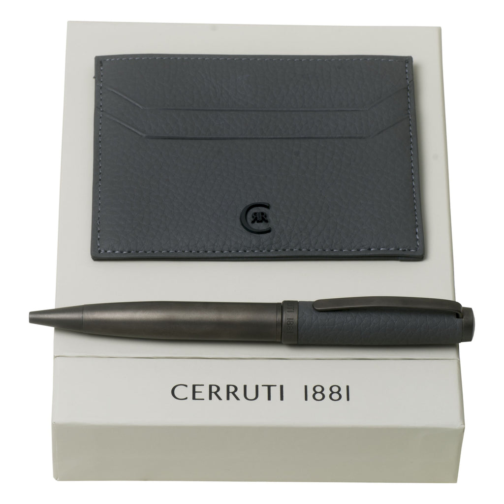  Gift sets Hamilton Cerruti 1881 grey Ballpoint pen & Card holder