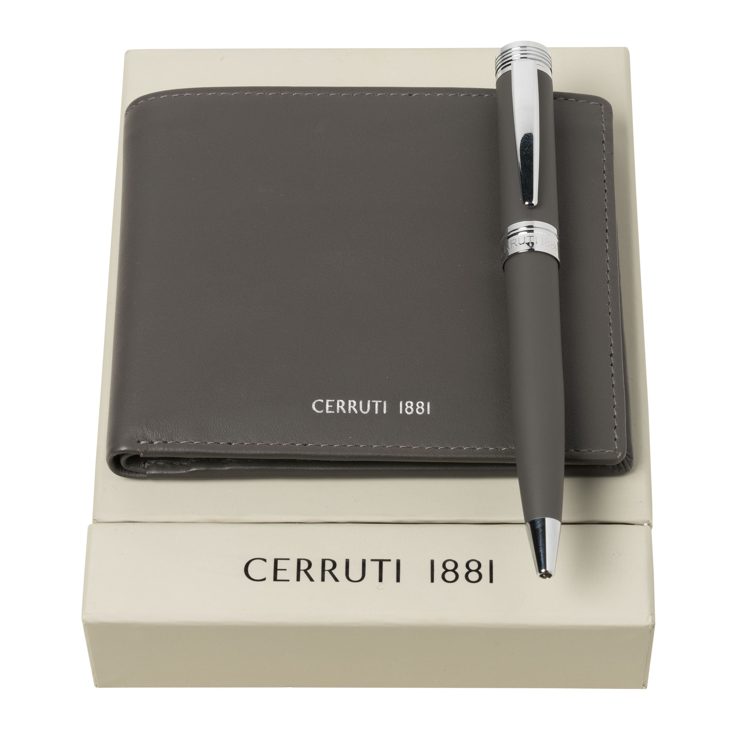 CERRUTI 1881 Gift Set for HIM Zoom Ballpoint Pen Money