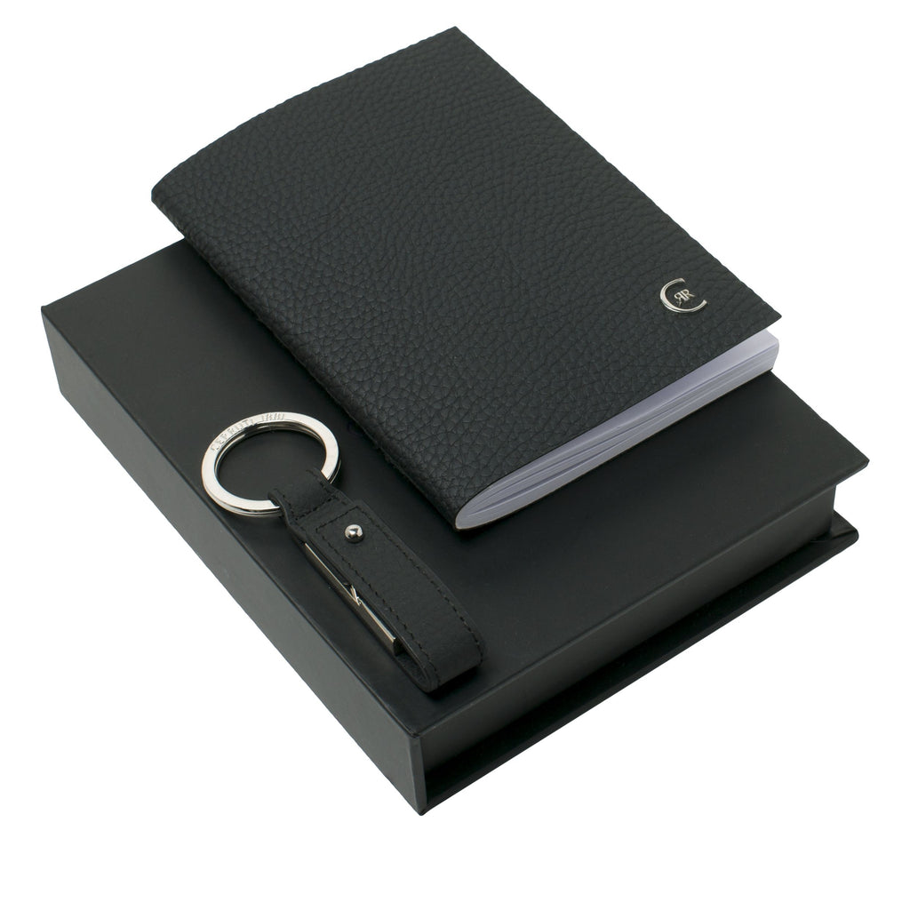  CERRUTI 1881 Gift Set | Hamilton | Black | Note pad A6 & USB stick
