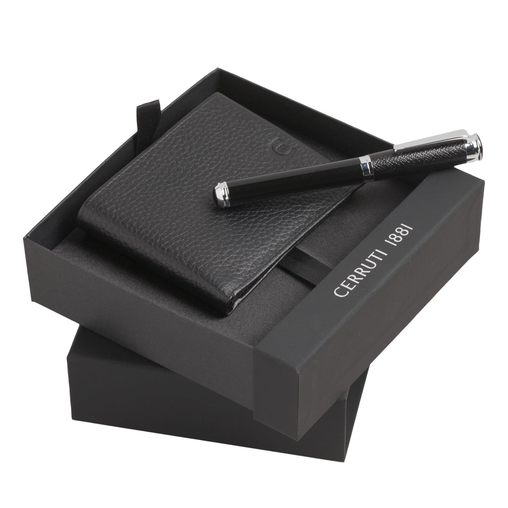  Wallet & Rollerball pen from CERRUTI 1881 luxury corporate gift set