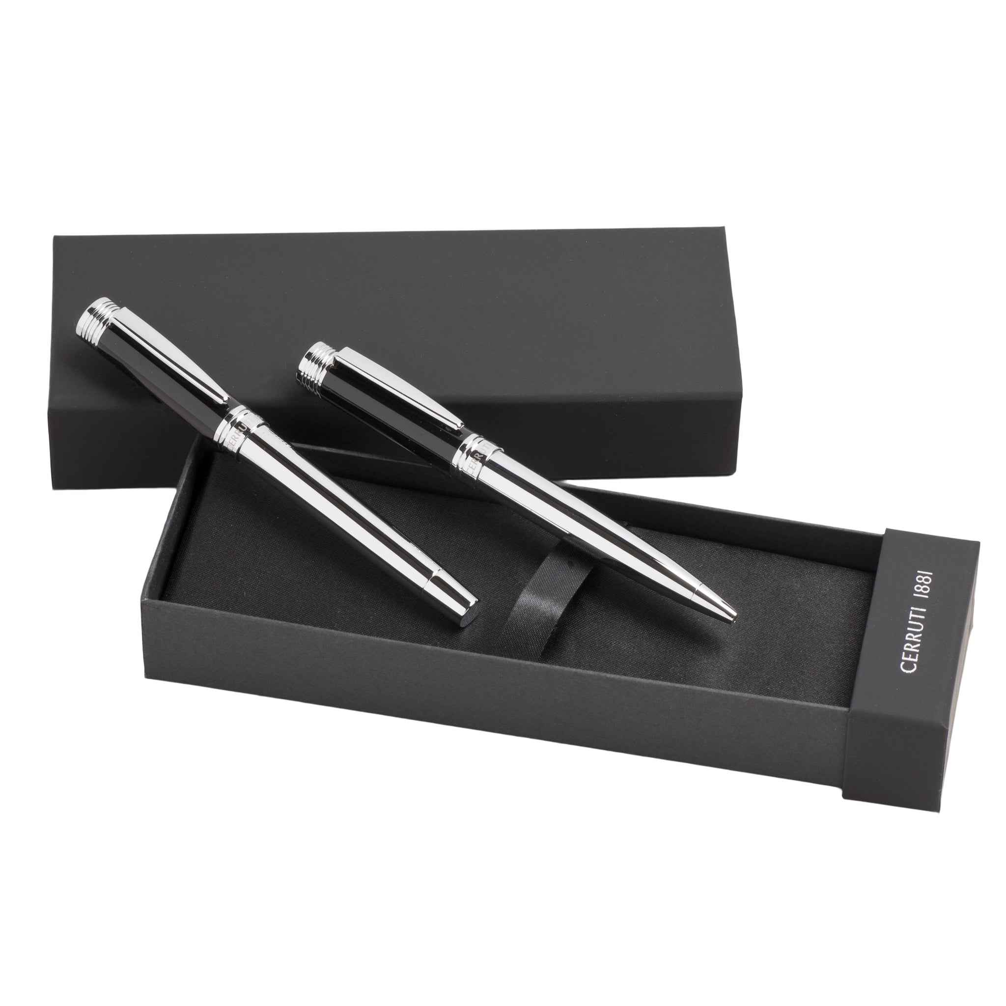 CERRUTI 1881 Pen Gift Set Zoom Classic | Ballpoint pen & Fountain