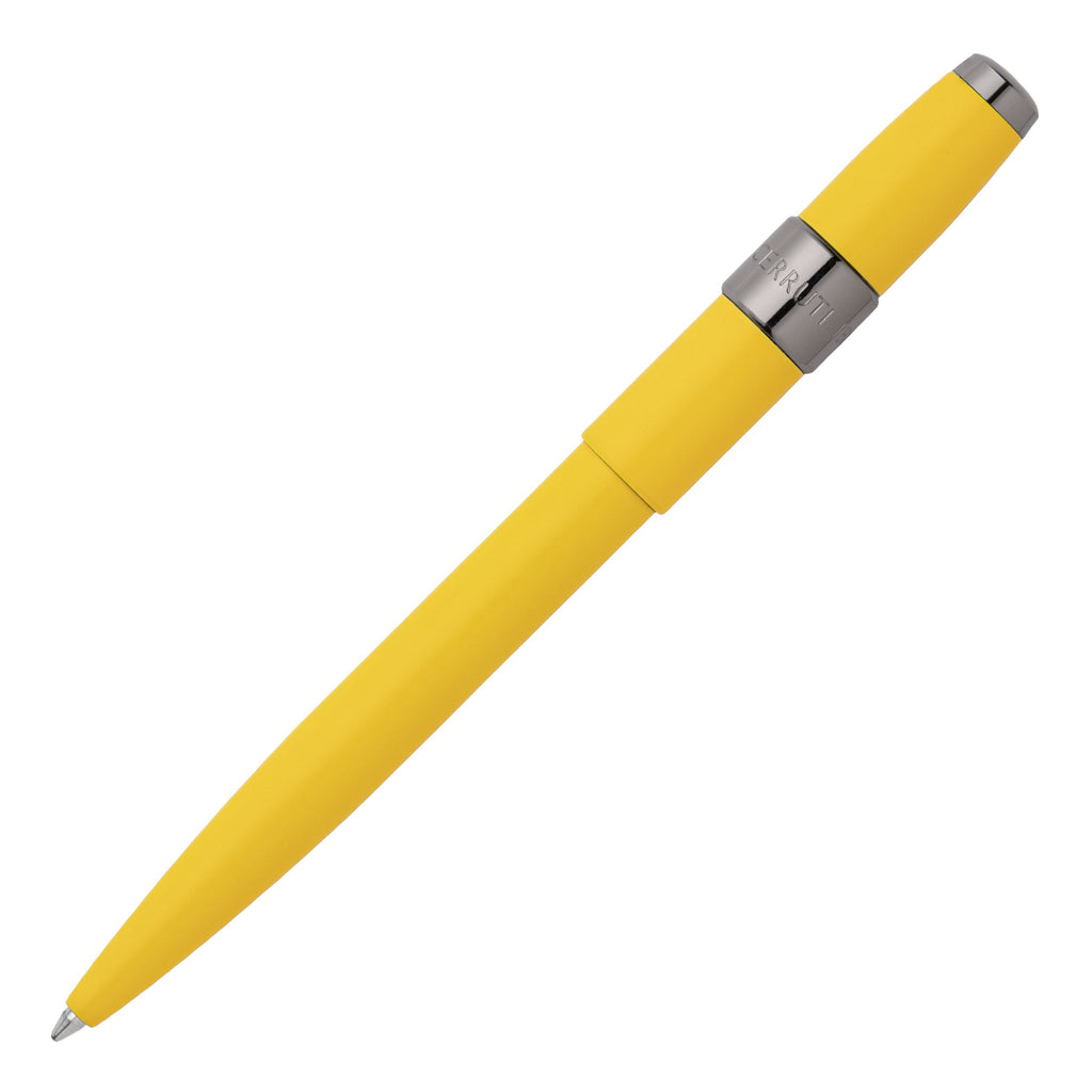  Premium writing instruments Cerruti 1881 yellow ballpoint pen Block 