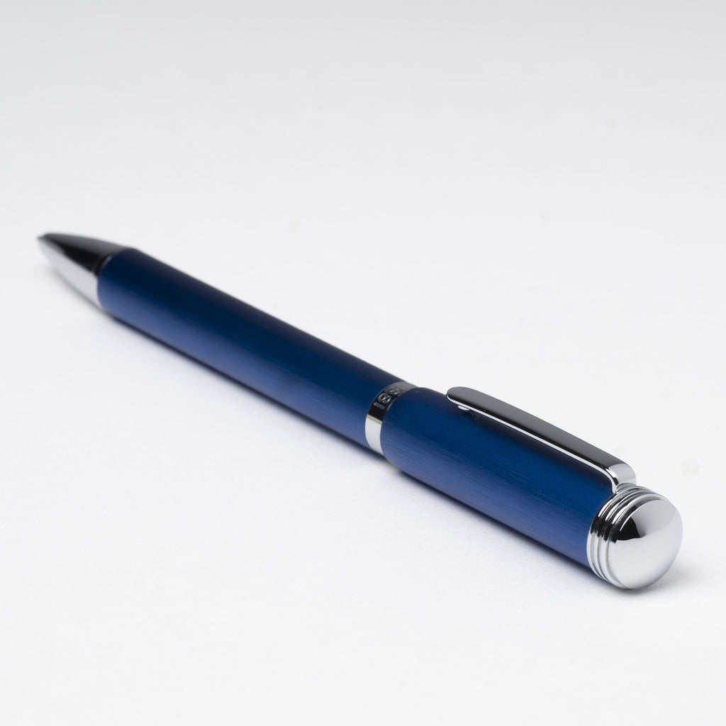 Corporate gifts for clients CERRUTI 1881 Blue Ballpoint pen Bowery 