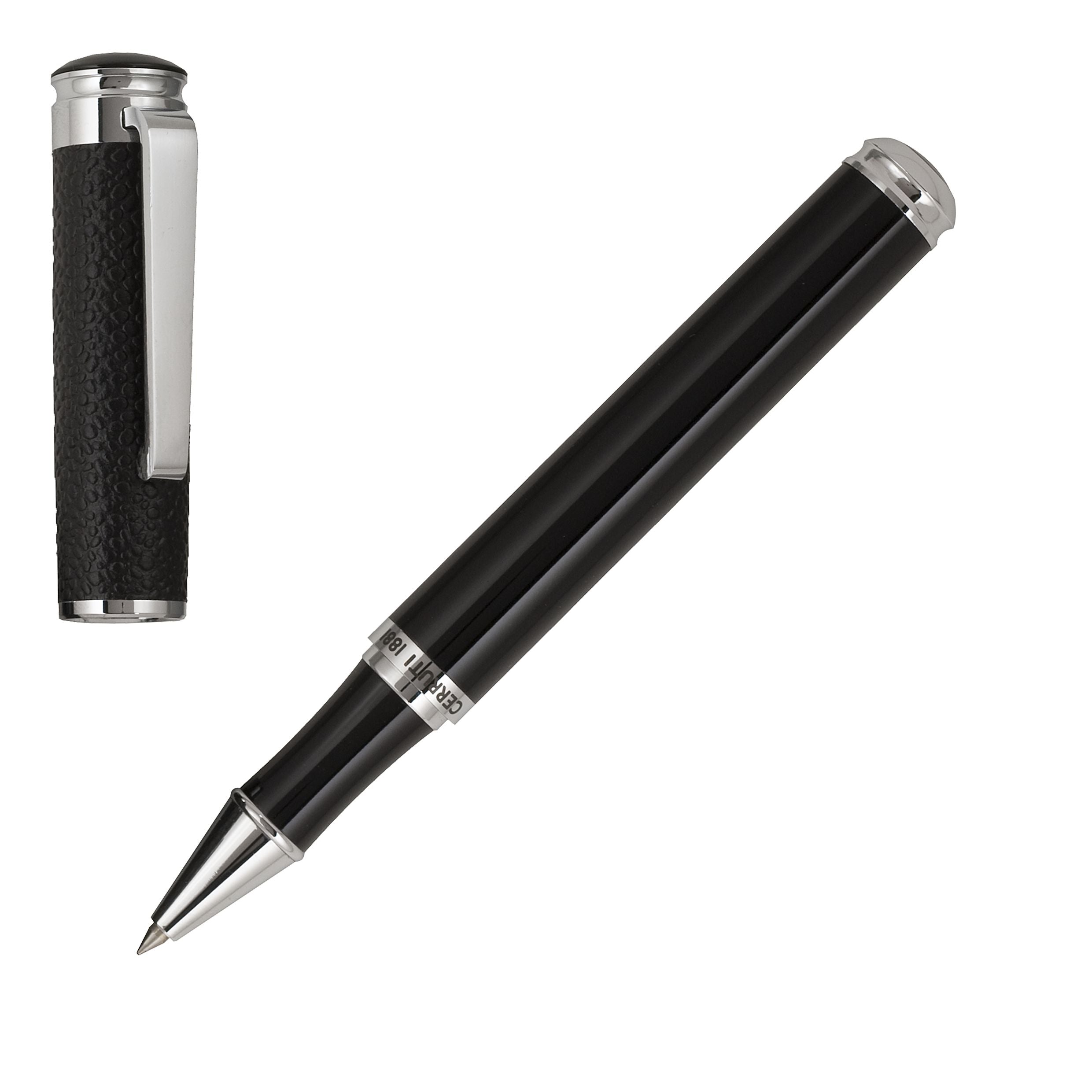 Cerruti 1881 ボールペン Abbey Matt ブラック | 象徴的な筆記具