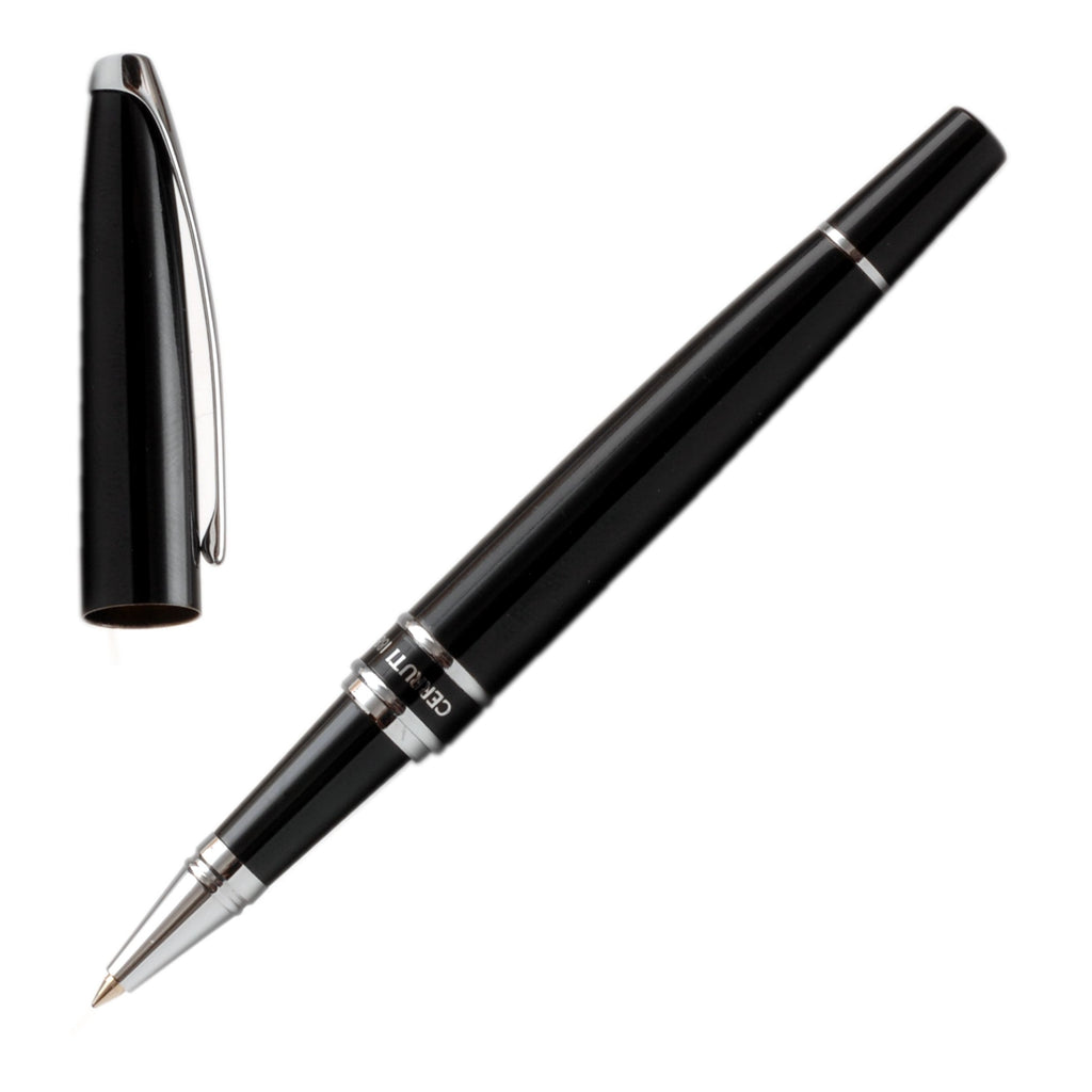  Buy CERRUTI 1881 Black Rollerball pen Silver Clip from B2B Gifts Shop