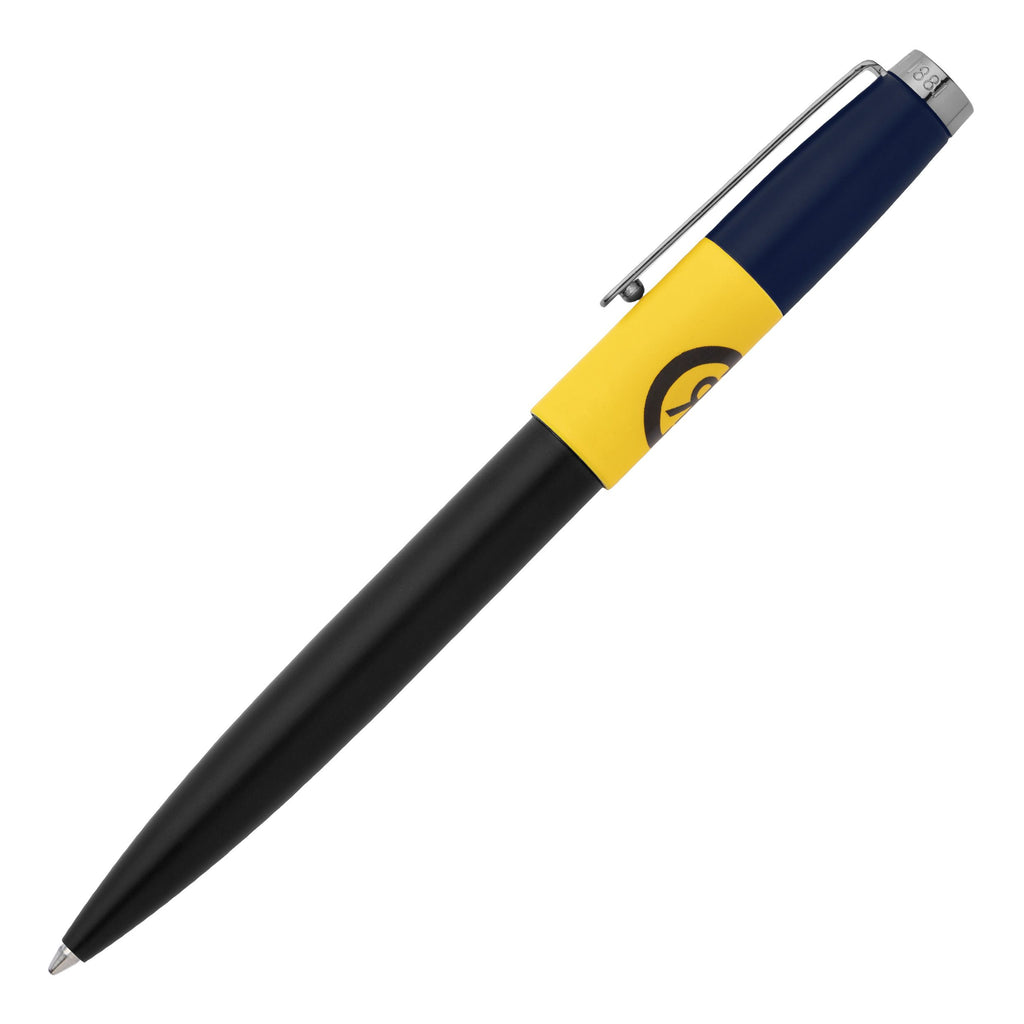  Tricolor pen Cerruti 1881 Ballpoint pen BRICK Yellow Black Navy 