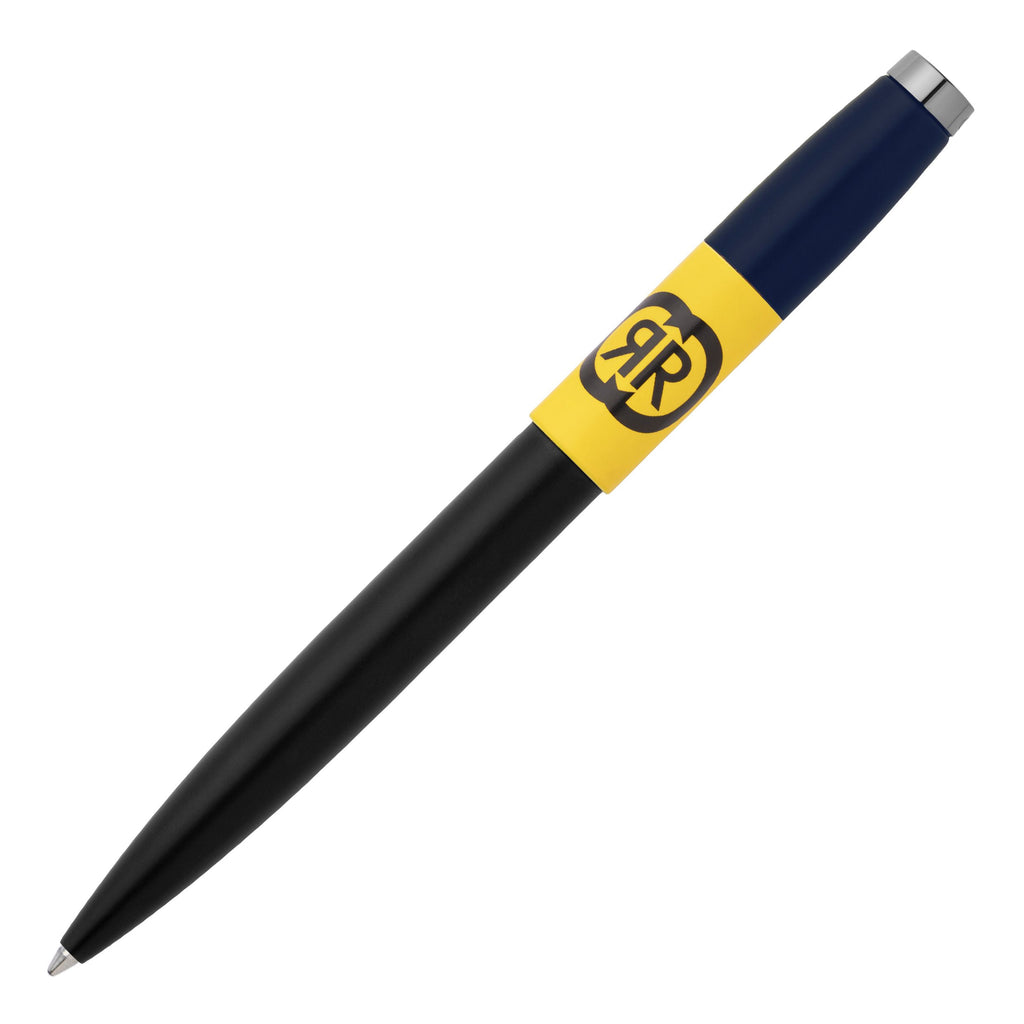  Tricolor pen Cerruti 1881 Ballpoint pen BRICK Yellow Black Navy 