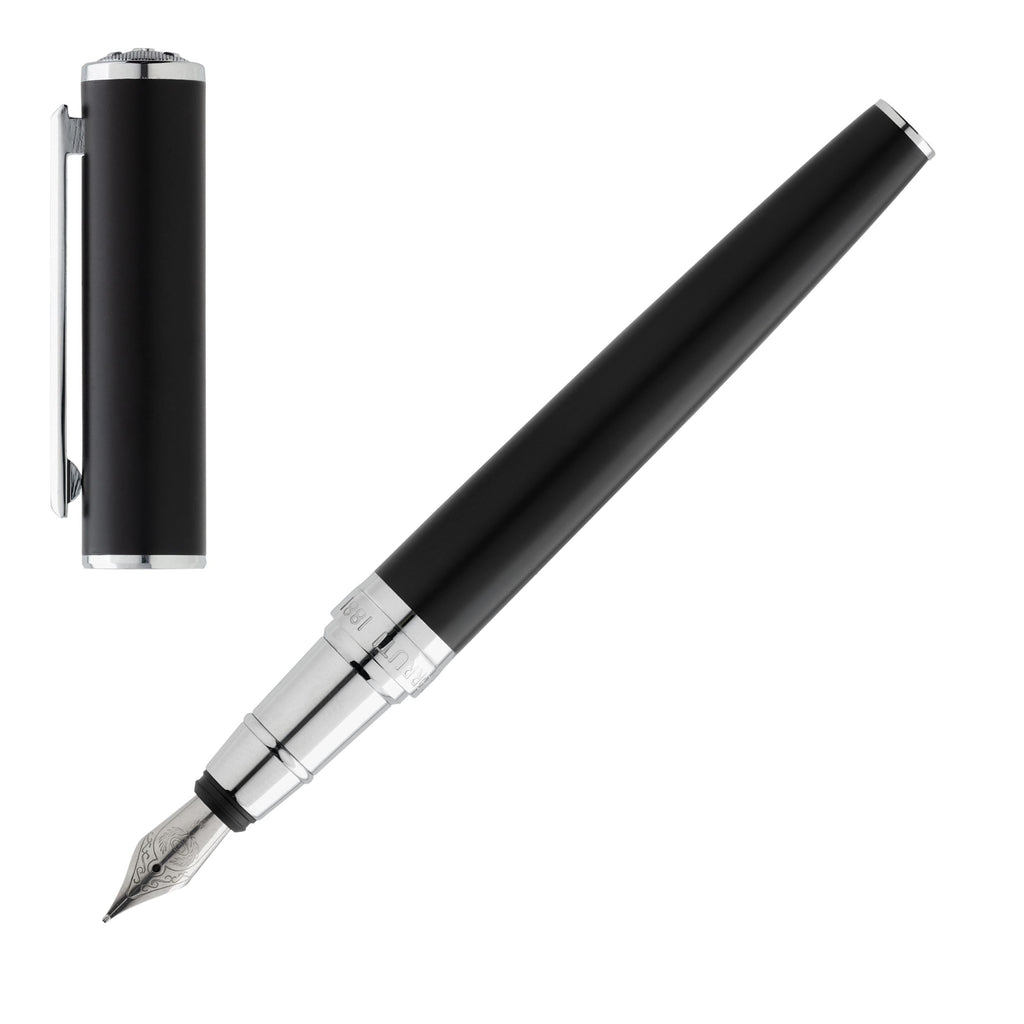   Men's luxury writing pens CERRUTI 1881 black Fountain pen Motley 
