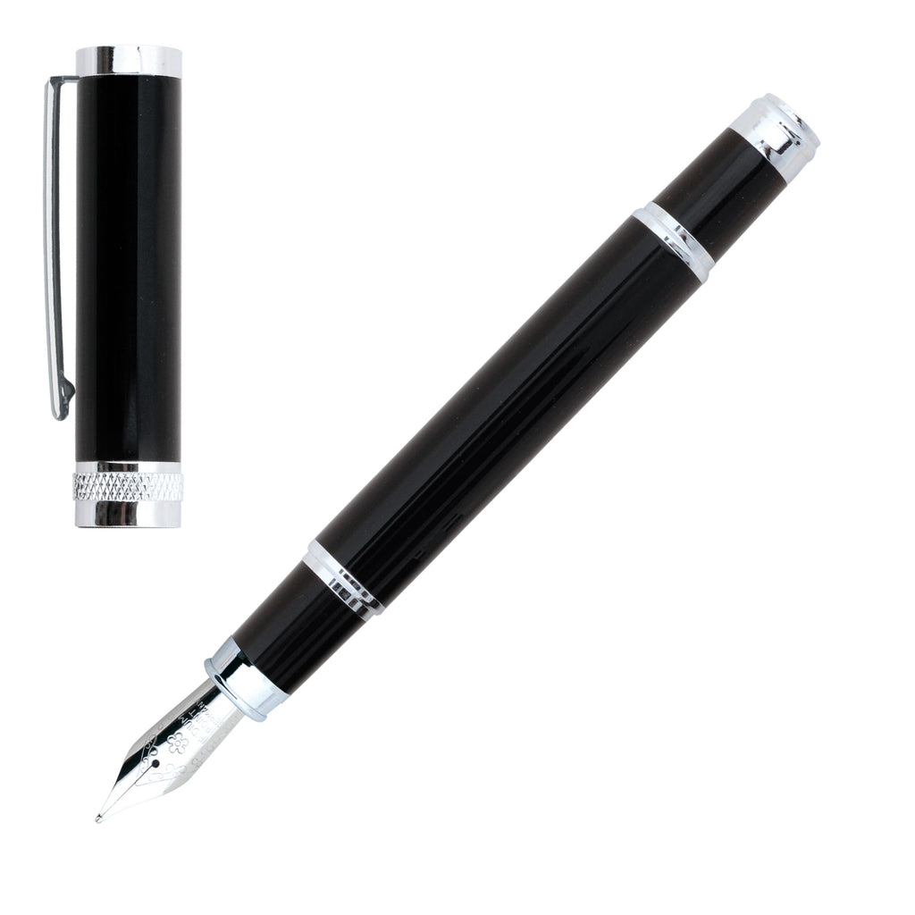  Luxury writing accessories for Cerruti 1881 Black Fountain pen Focus 