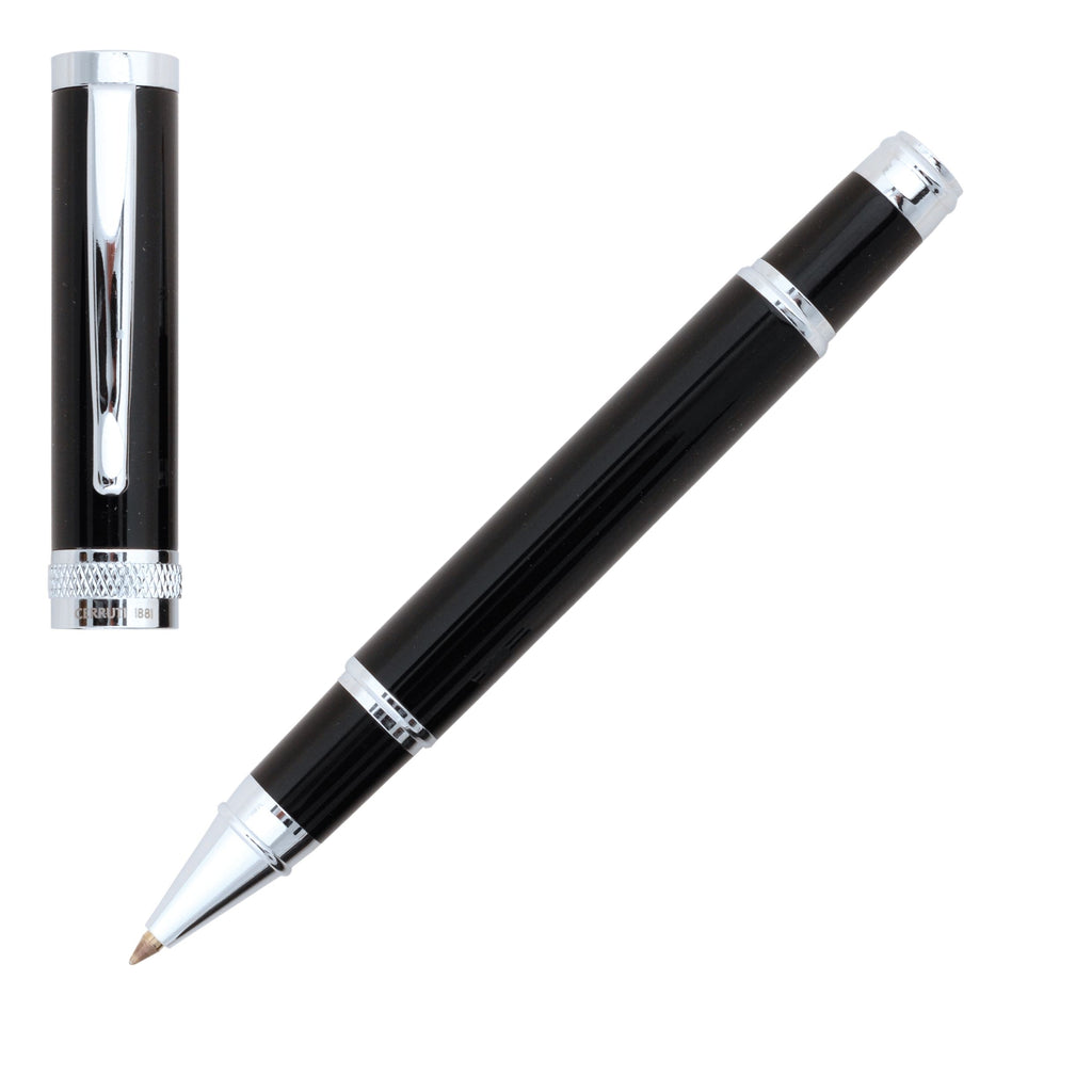  Luxury pens for men CERRUTI 1881 fashion black rollerball pen Focus 