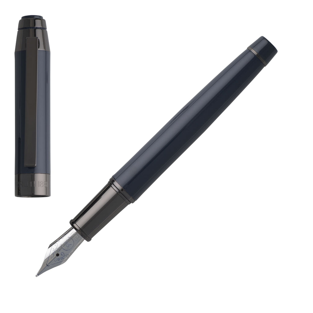  Men's designer pens CERRUTI 1881 dark blue Fountain pen Heritage