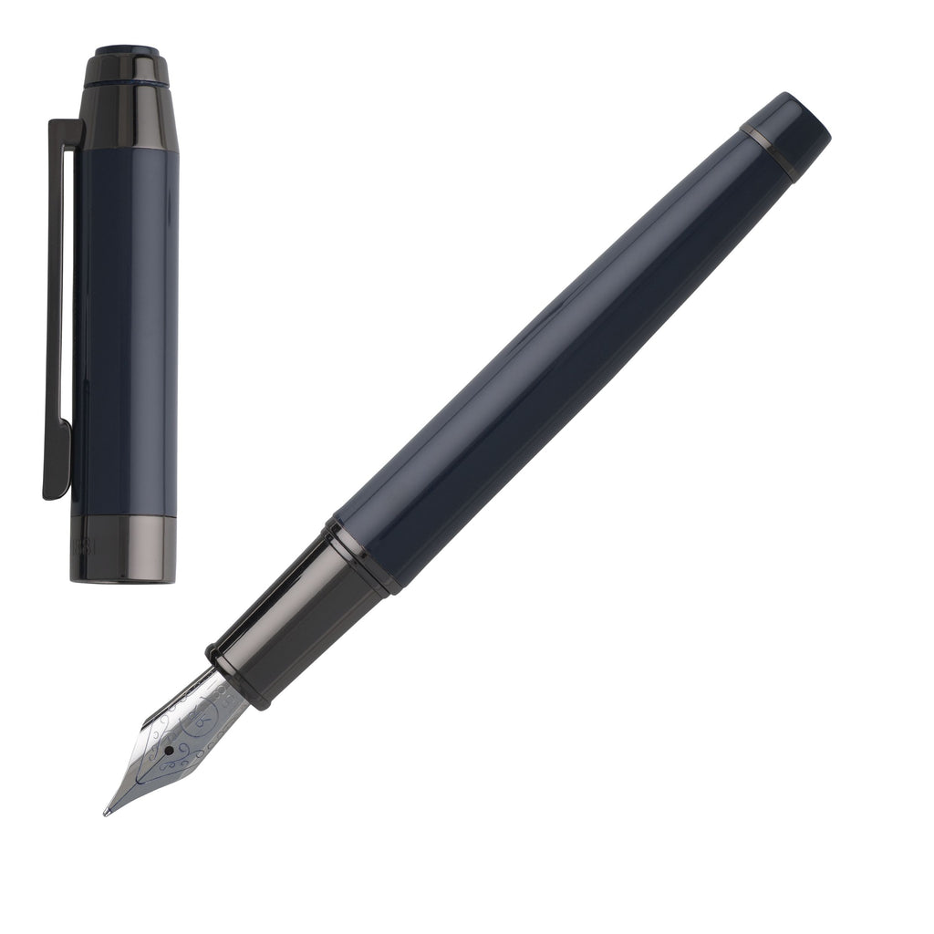  Men's designer pens CERRUTI 1881 dark blue Fountain pen Heritage