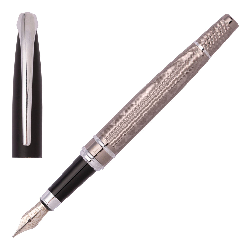 Gift for him CERRUTI 1881 Fountain pen with black lacquer Abbey