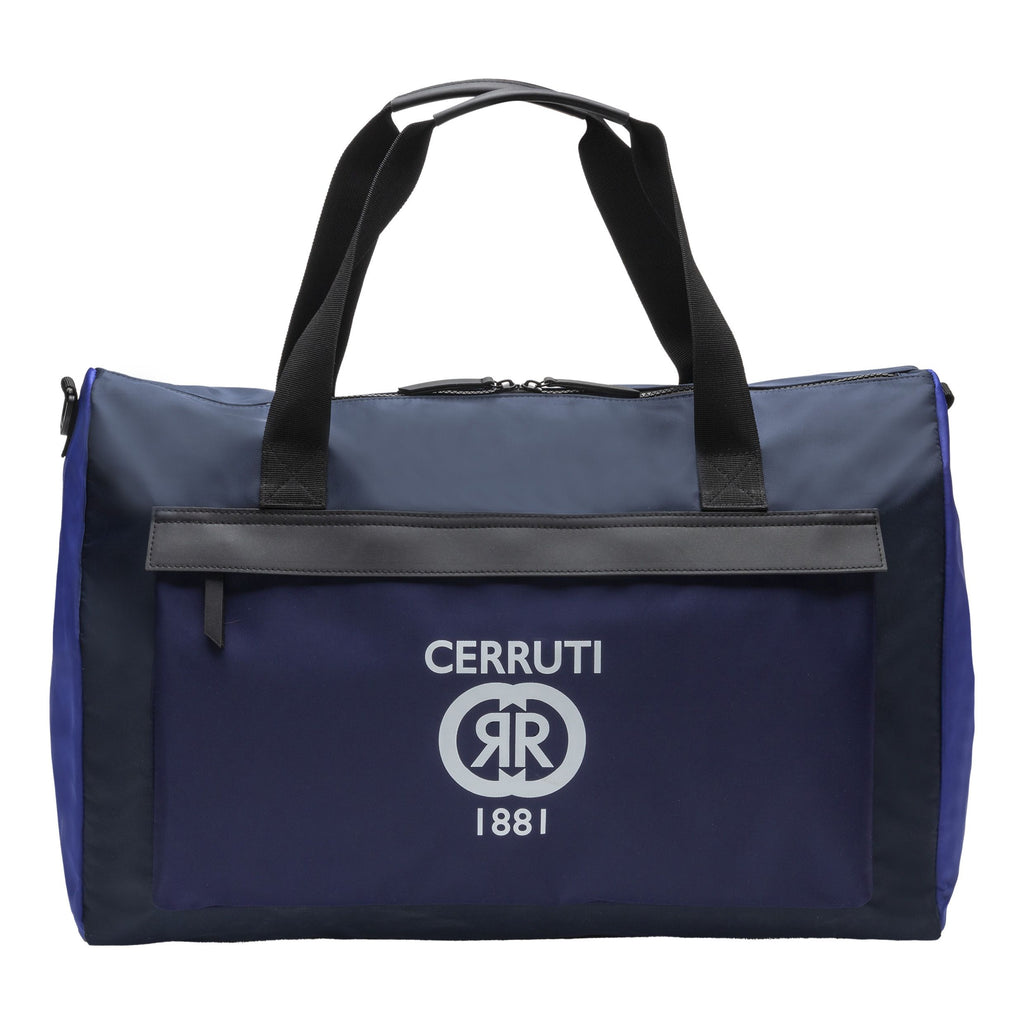  Mens designer handbags Cerruti 1881 Navy Bright Blue Travel bag BRICK 
