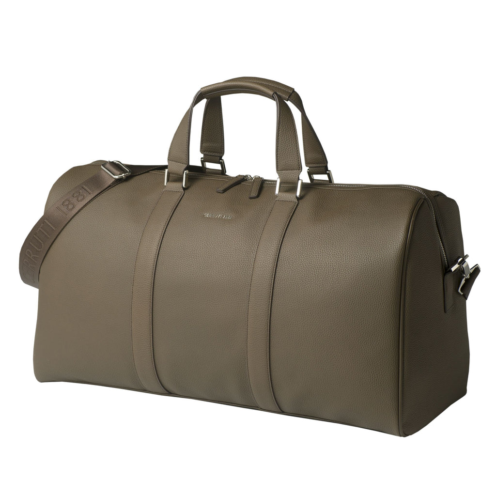  Men's designer travel luggage Cerruti 1881 taupe travel bag Hamilton 