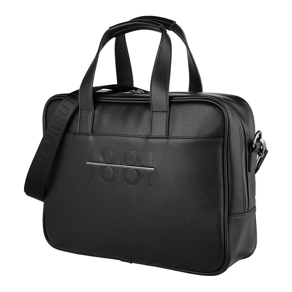  Luxury bags & briefcases for Cerruti 1881 black document bag Horton 