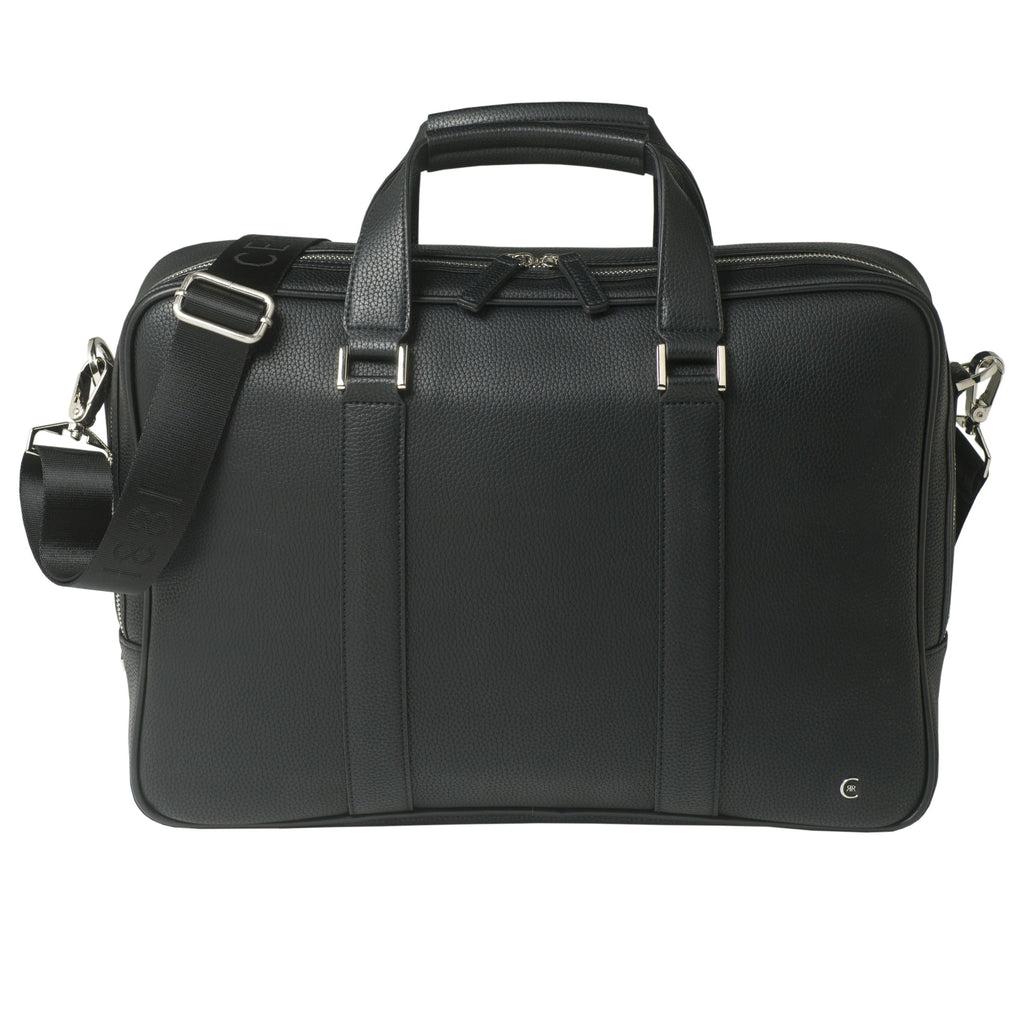  Designer handbags for men Cerruti 1881 black document bag Hamilton 