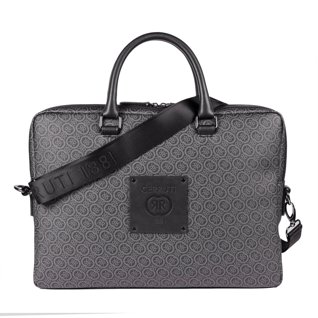  Luxury bag for men Cerruti 1881 fashion Grey Laptop bag Logomania 