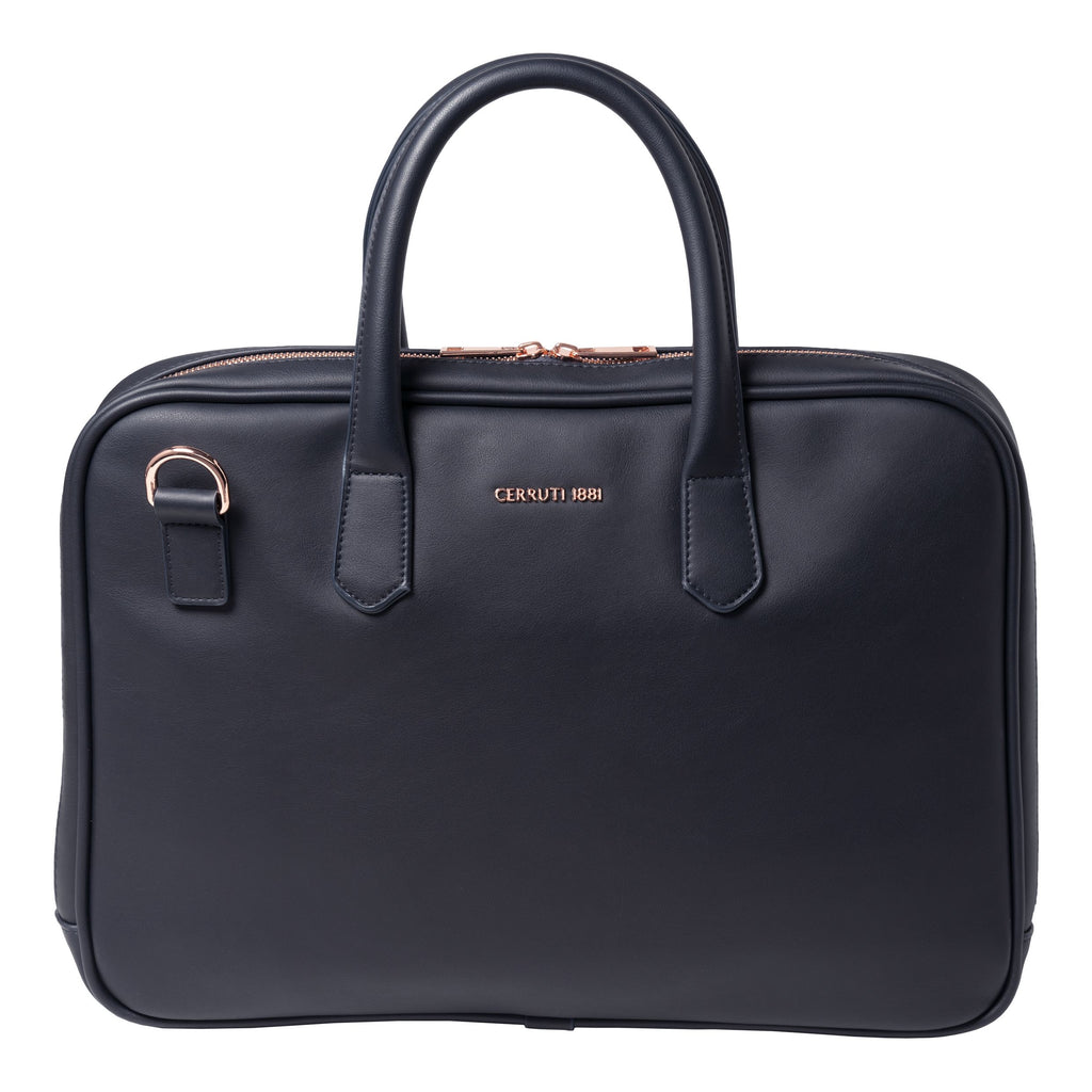  Mens luxury bags Cerruti 1881 fashion navy laptop bag ZOOM 