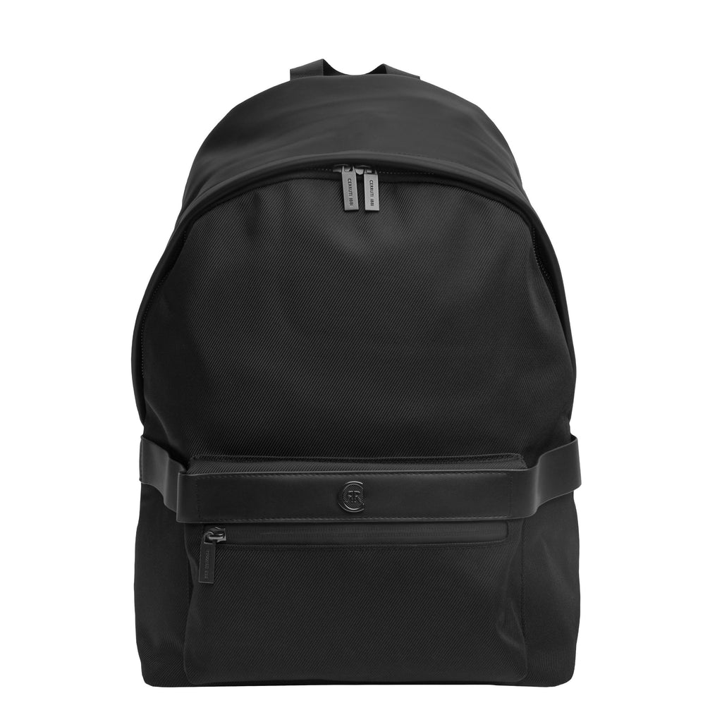   Men's elegant backpacks Cerruti 1881 black travel backpack Bond 