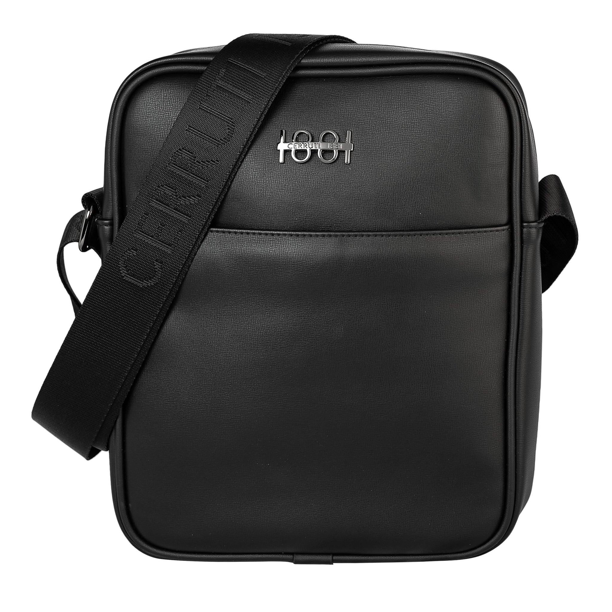 travel accessories from Cerruti 1881 Black reporter bag Irving
