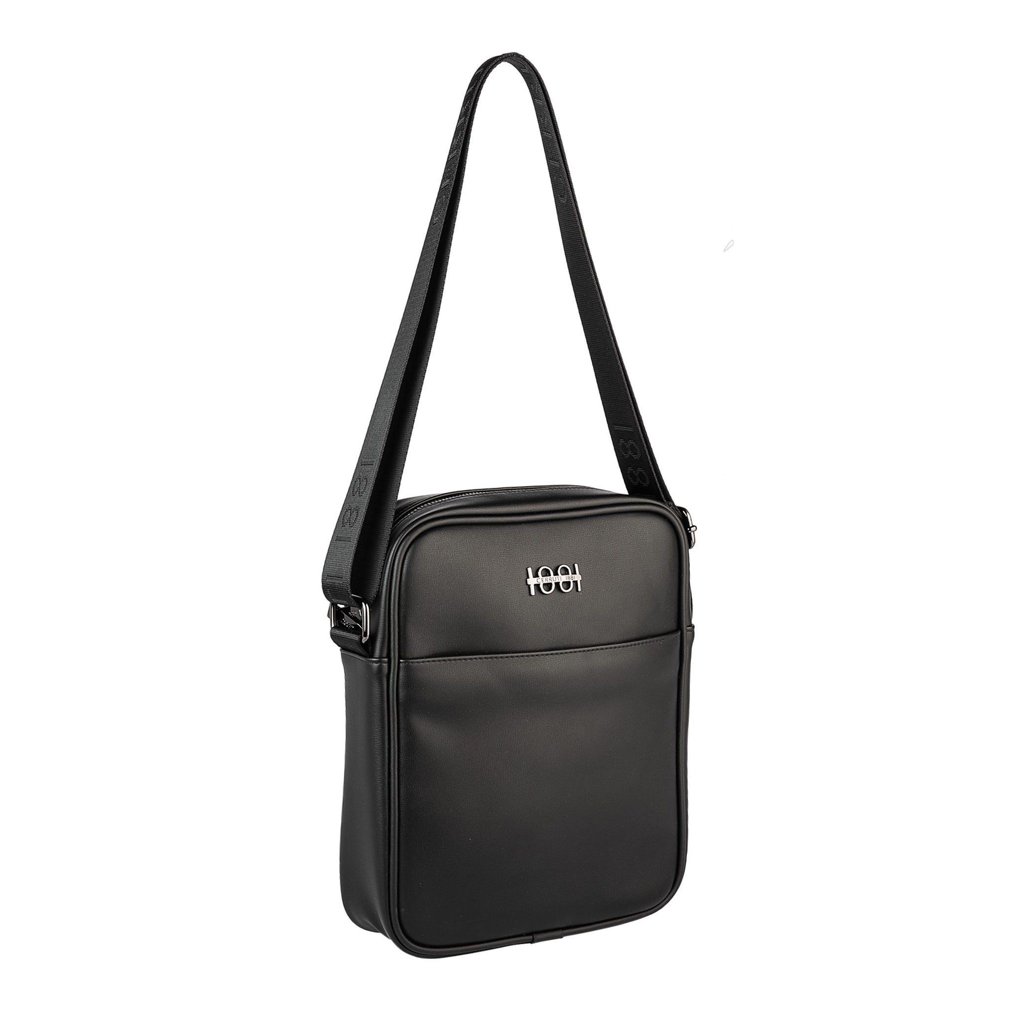 travel accessories from Cerruti 1881 Black reporter bag Irving