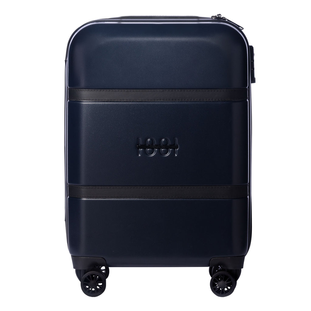   Men's designer luggage Cerruti 1881 Blue travel trolley IRVING 