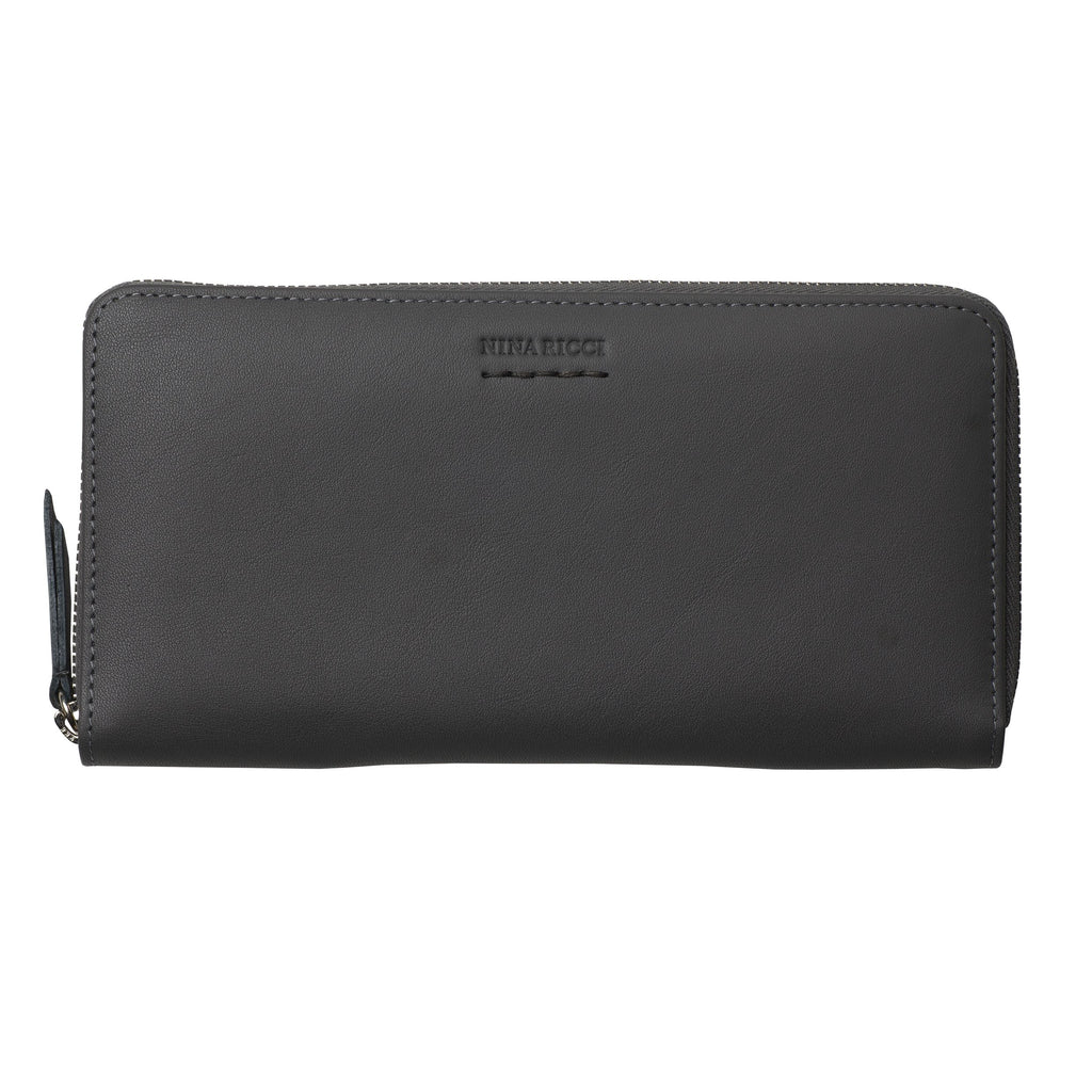 Nina Ricci RLL929H-Zipped wallet Sellier Gris