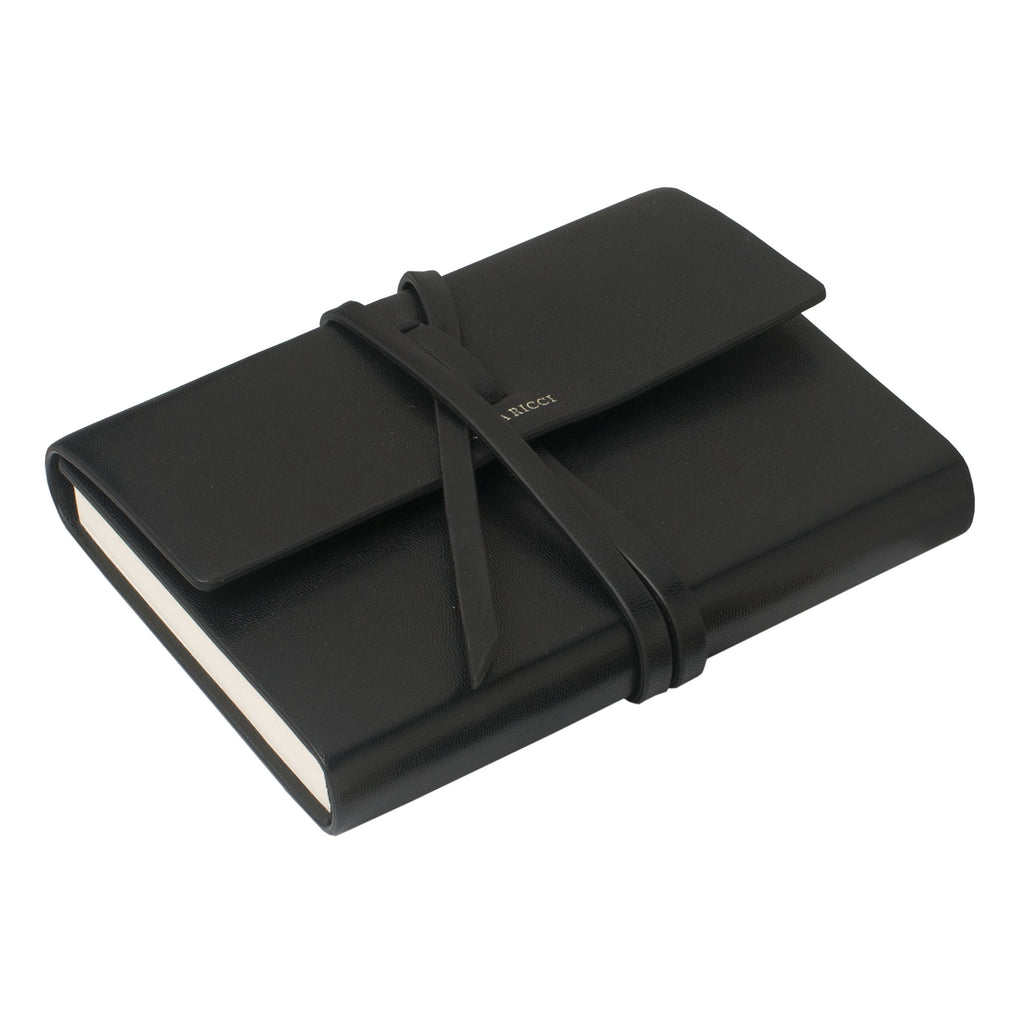 Women's designer notebook Nina Ricci black A6 Note pad Pensee 