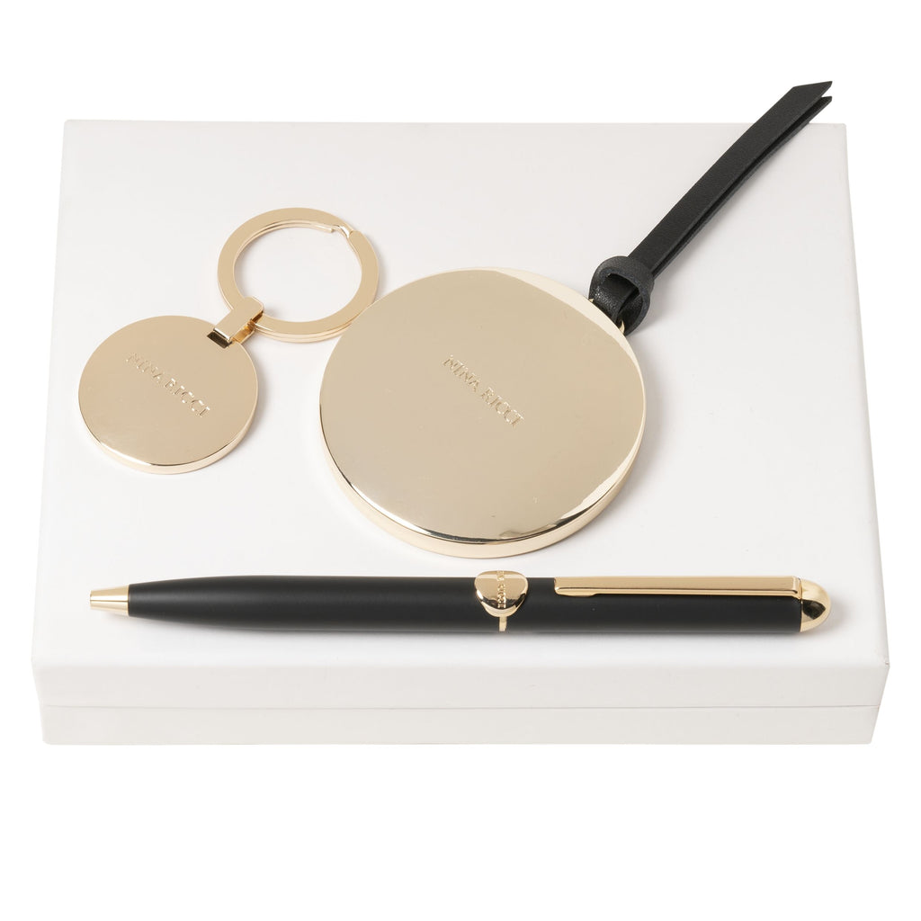  Nina Ricci Gift Set | Medaillon | ballpoint pen, key ring & mirror