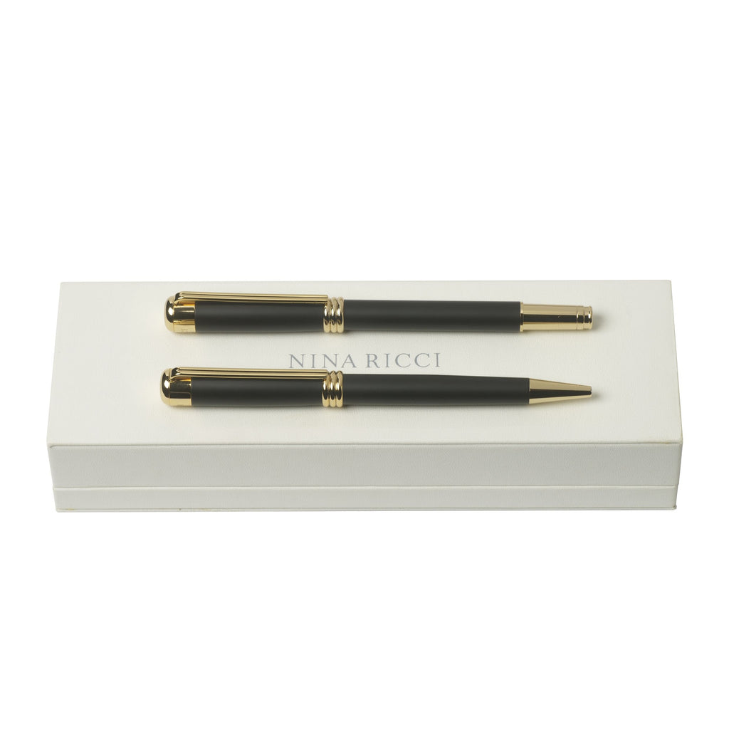 Nina Ricci RPBP829A-Set Boucle Noir (ballpoint pen & fountain pen)