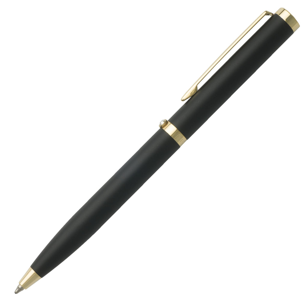Luxury designer pens for Nina Ricci Black ballpoint pen Strass 