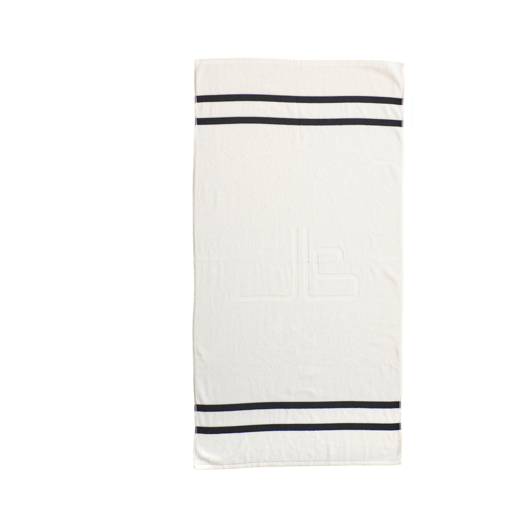  Business gifts for Jean-Louis Scherrer White beach towel Catamaran 