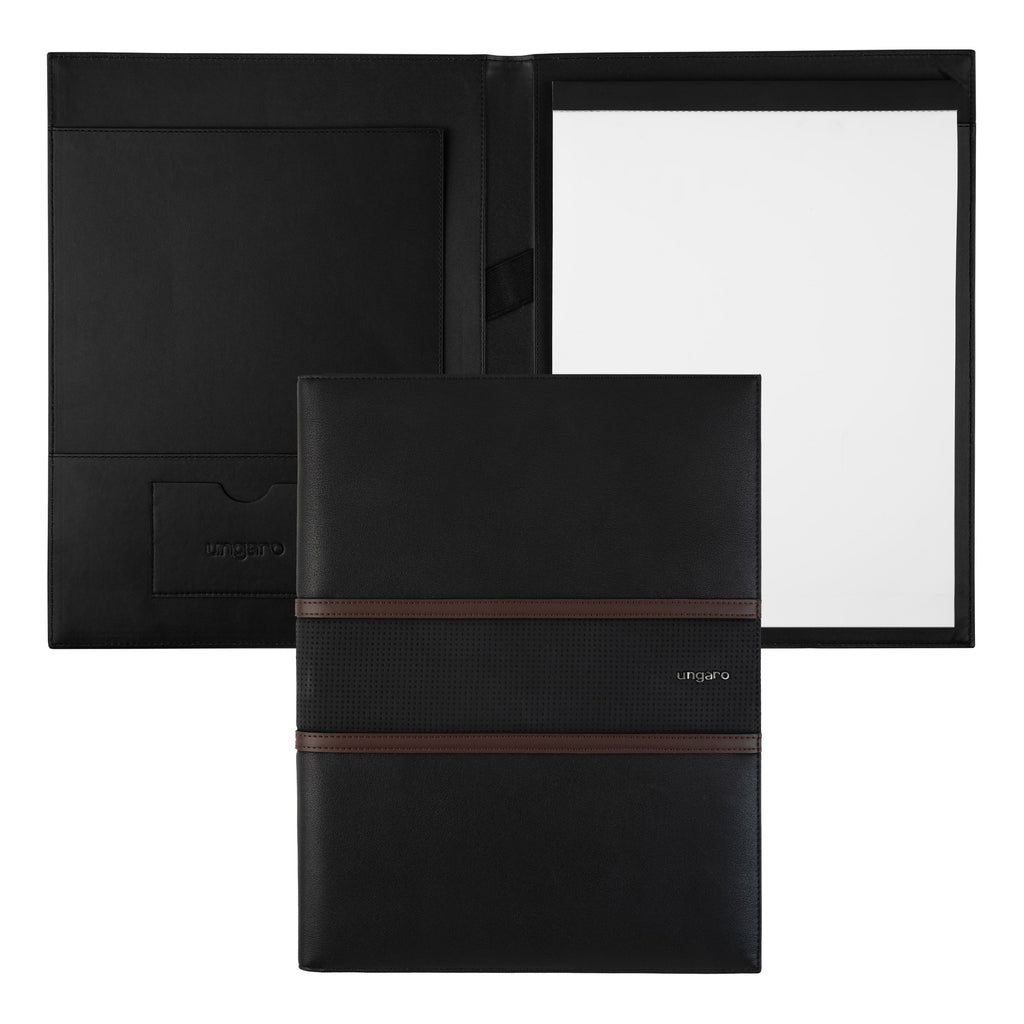  Corporate gifts to clients Ungaro Fashion Black A4 Folder Taddeo 