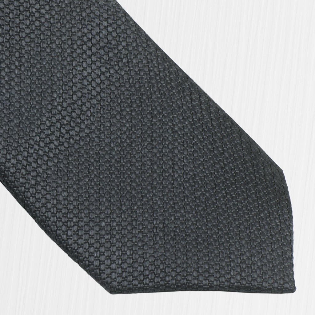  Men's designer ties in Hong Kong Ungaro dark grey silk tie Uomo 