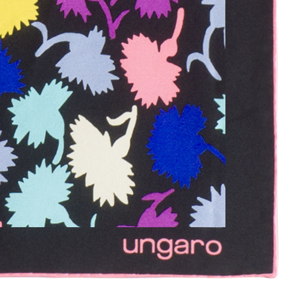  Ladies' designer scarves Ungaro luxury fashion Silk scarf Neon