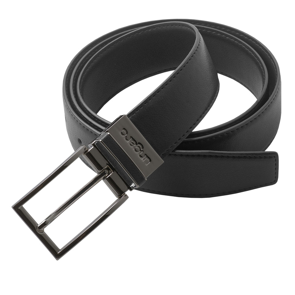 Black leather Belt Alesso from Ungaro apparel & accessories