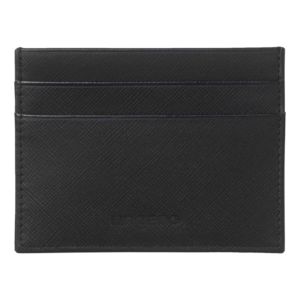 Men's Black leather Card holder Cosmo from Ungaro fashion accessories