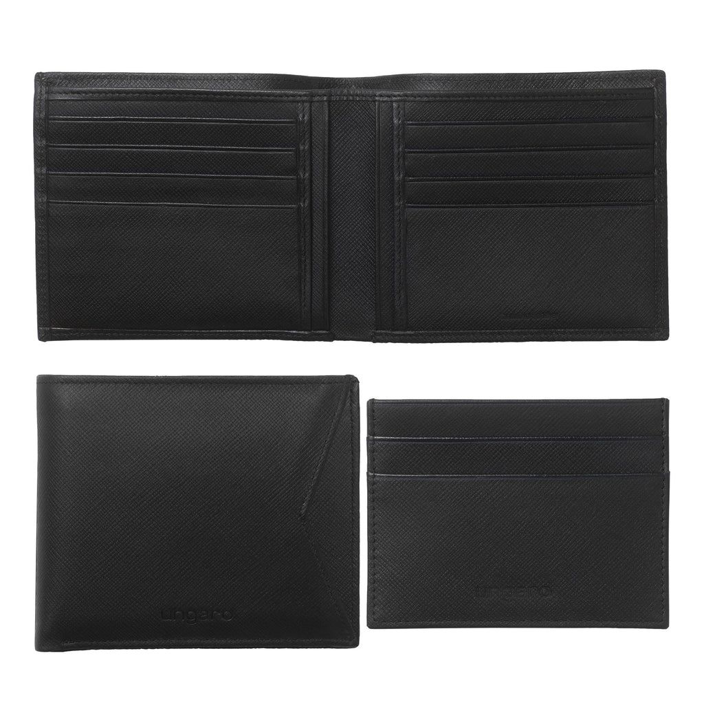 Designer wallets for men Ungaro Fashion Black Card wallet Cosmo 